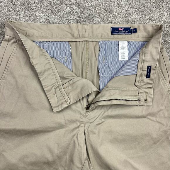 Vineyard Vines Khaki Breaker Shorts size 34 - Picture 7 of 10